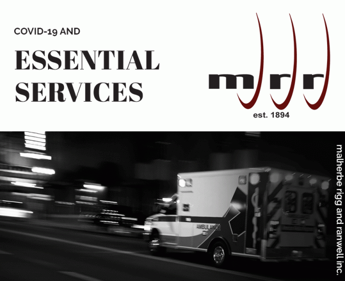 COVID-19 AND ESSENTIAL SERVICES